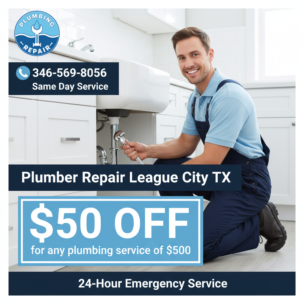 Plumbing Discount Coupon League City TX